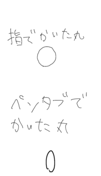 ペンタブで円を描く時に かなり縦長にかかないとパソコン上で綺麗な円になり Yahoo 知恵袋