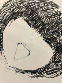 絵の評価お願い致します シャーペンであたりを取り 油性ボールペン サイン Yahoo 知恵袋