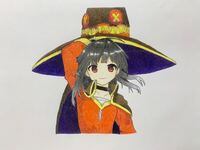 絵についてです めぐみんの絵を模写して色鉛筆で色を塗ったのですが塗るのに Yahoo 知恵袋