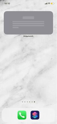 Ios14でwidgetsmithというアプリを使って写真をホーム画 Yahoo 知恵袋