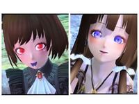 Pso2このキャラクリについて評価をお願いします 右が可愛いで Yahoo 知恵袋