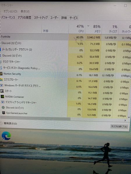 Pcでフォートナイトをやってます 8gbのメモリなのですが タ Yahoo 知恵袋