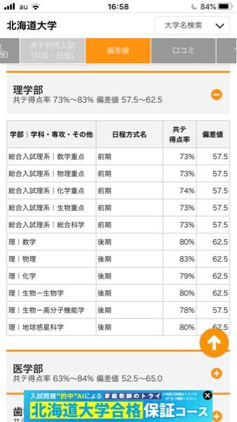 パスナビのボーダーって低めに出てますか 北大理系が73 な訳な Yahoo 知恵袋