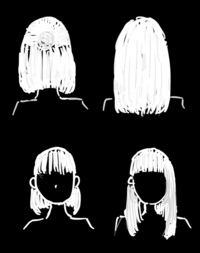 ハーフアップするとボブに見えて下ろすとロングヘア セミロング になる Yahoo 知恵袋