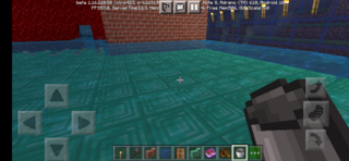 スマホ版のマイクラでこのように水が多くて凄いことになってしまったんですがどうす Yahoo 知恵袋