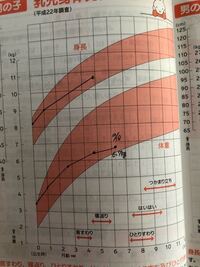 赤ちゃんの 成長曲線 なのですが 体重が成長曲線からはみ出す はみ出さないを非 Yahoo 知恵袋