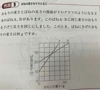 ばねの長さ 小学生理科添付画像のばねの問題 面積図を使わないで解く方法はあ Yahoo 知恵袋