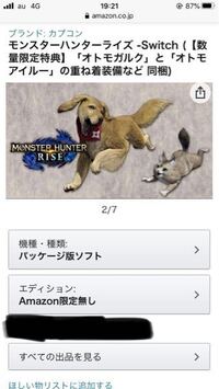 モンスターハンターライズの特典について質問です Amazonで Yahoo 知恵袋