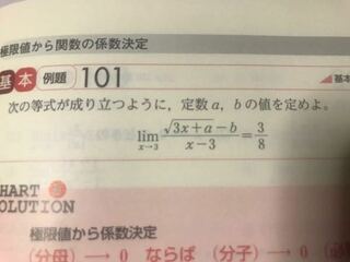 数3の極限値からの関数の係数決定の問題について幾つか疑問があります 黄色 Yahoo 知恵袋