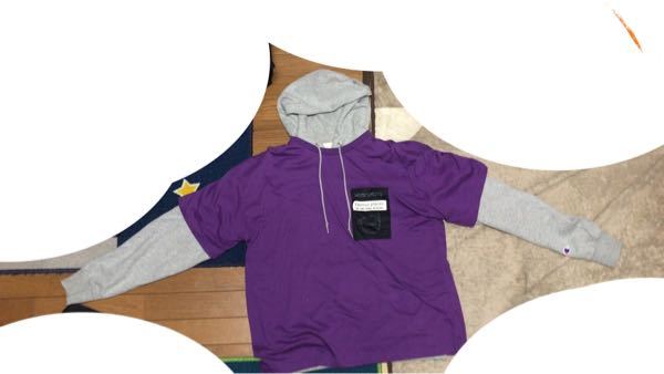 グレーのパーカーにパープルのtシャツを 重ね着するのはダサいですか Yahoo 知恵袋