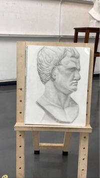 石膏デッサン アグリッパ 2枚目で制作時間5時間です 是非講評 Yahoo 知恵袋