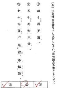 これの書き下し文が分かんないです 四十にして惑わず 七十に Yahoo 知恵袋