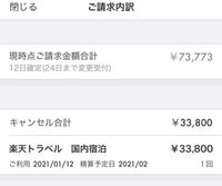 楽天カード利用明細についてですが キャンセル分って利用明細一覧 Yahoo 知恵袋