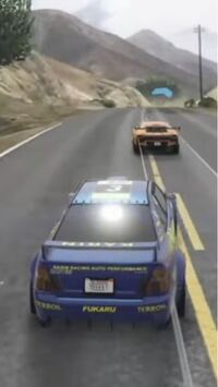 Gta5の車の質問です この写真の青い車の名前を教えていただきたいで Yahoo 知恵袋