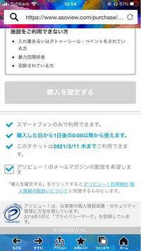 明日使うチケットを購入したいのですが購入した日から1日後の0時以降と