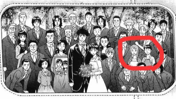 Majorの茂野吾郎と清水の結婚式に参加してた右下の女性2人は誰です Yahoo 知恵袋