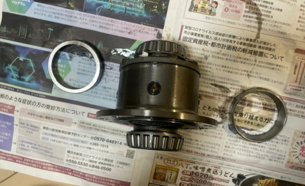 JA11の4型MTをもらったのですがリヤデフが溶接かデフ玉のデフロックに
