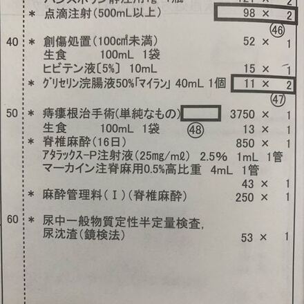 レセプトの書き方について摘要欄の50コードの痔瘻根治手術 単純な 教えて しごとの先生 Yahoo しごとカタログ