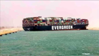 スエズ運河で座礁した船の名前は、”EVERGREEN”（常緑）ですが、
これは何かの皮肉ですか？ スエズ運河は通れなく成って、完全な「赤信号」ではないですか？
"EVERRED"に改名するべきですね？
