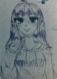 何歳が描いた絵にみえますか 小学生中学年 高学年の女子が描いたように Yahoo 知恵袋