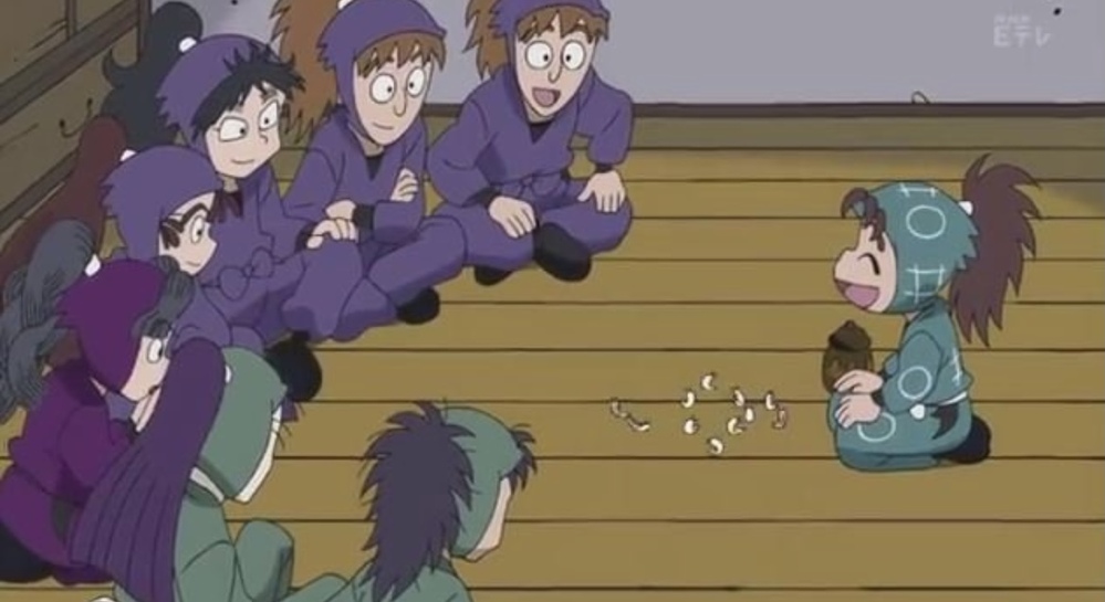 アニメ忍たま乱太郎で 喜三太が上級生たちに自分の飼っているナメクジのダンスを見 Yahoo 知恵袋