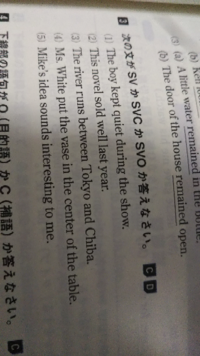 英語教えて欲しいです 3 1svc2sv3sv4svo5svc Yahoo 知恵袋