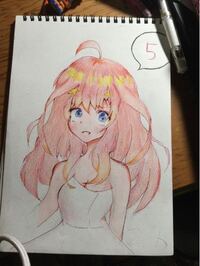 五等分の花嫁の五月です 小学6年生が描きました 模写ではないで Yahoo 知恵袋