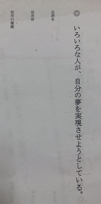 この文の品詞分類出来る方お願います 品詞名と活用する品詞ににはある活用形 動詞 Yahoo 知恵袋