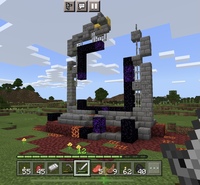 Minecraft統合版で砂漠を探検していたところネザーゲー Yahoo 知恵袋