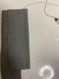 職業用ミシンで11号帆布のバッグを作る途中ですが 縫い目の穴が大きい Yahoo 知恵袋