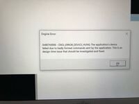 Apexをやっていると突然このような画面が出てクラッシュしてしまいま Yahoo 知恵袋
