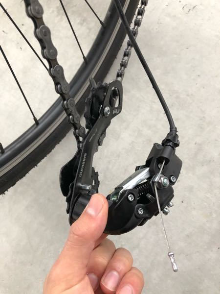 自転車(クロスバイク)のギアを変える部分のみが壊れたのですが 
