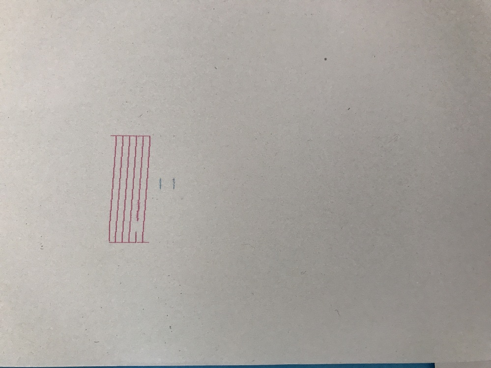 EPSONのPX-S05Bについて半年ぶりに印刷したところ、文書が全て赤く印刷