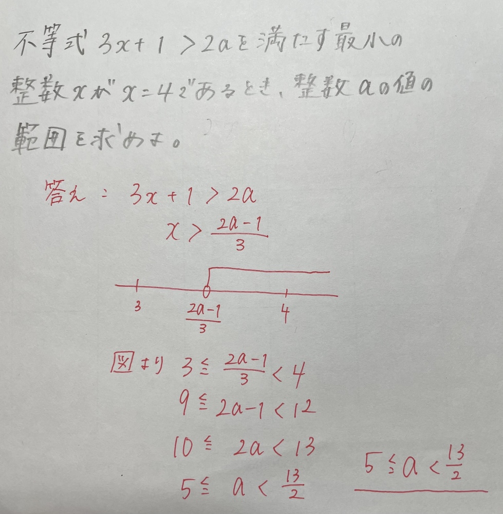 高一女子です 至急お願いします A 13 2になることは分かるのですが Yahoo 知恵袋