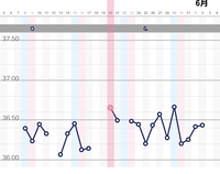 基礎体温についていつもは割とはっきり二層に分かれるのですが今月はガタガタで予定 Yahoo 知恵袋