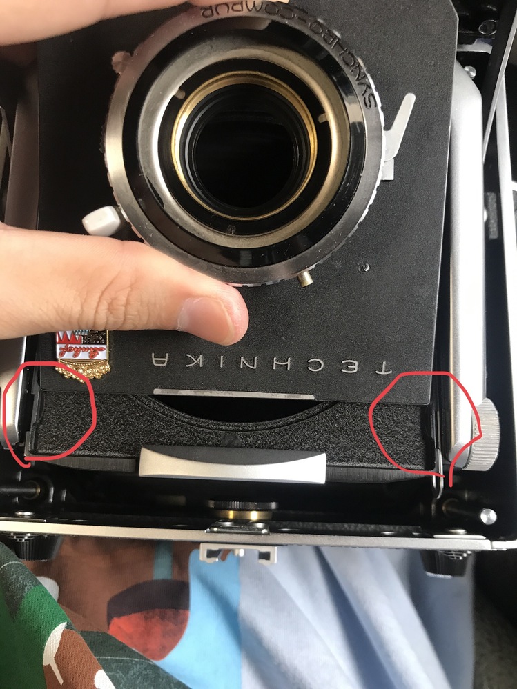 はじめて質問します。4×5大判カメラリンホフマスターテヒニカのレンズ