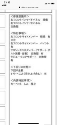 車の修復歴について 先日車を買取査定にて買取をしてもらったのですが後日メー Yahoo 知恵袋