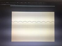 Adobeillustratorで この波線から上と下を違う色に塗り Yahoo 知恵袋