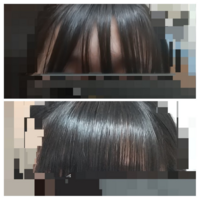 前髪についての悩みです 最初はアイロンやドライヤーを使って上のように Yahoo 知恵袋