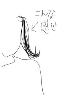 風呂上がり髪の毛はねるの鬱陶しいです 絵下手ですがイラスト描きました 直 Yahoo 知恵袋