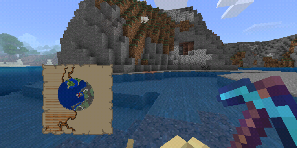最近のminecraftの統合版では 宝の地図は砂以外にあるのですか 2枚とも Yahoo 知恵袋