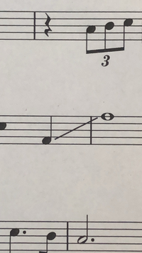 F管ホルンの楽譜です これはグリッサンドですか グリッサンドですね 波線 Yahoo 知恵袋