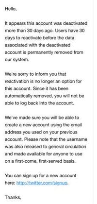 Twitterからこのようなメールが来たのですが どのような意味でし Yahoo 知恵袋