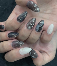 このネイルどう思いますか なんかおばさんぽっいですかね 可愛いです Yahoo 知恵袋