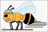 ご存知のように人を刺す蜂や蚊はすべてメスです なのに人を刺す蜂や蚊の漫画やイラ Yahoo 知恵袋