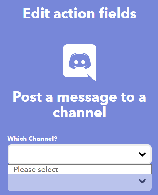 Iftttとdiscordを連携したのですが 以前は選べたチャンネルが選べなく Yahoo 知恵袋
