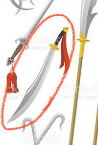 この赤で囲った中国の武器の名前を教えてください Yahoo 知恵袋