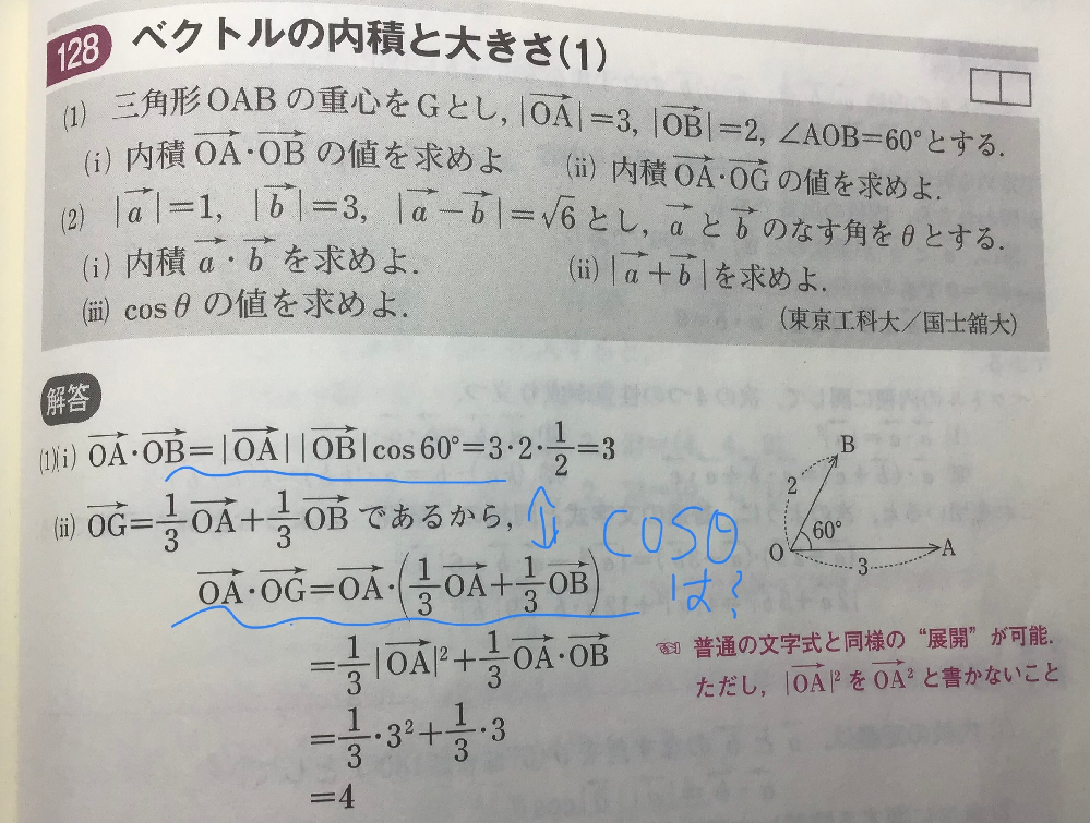 Z会数学基礎問題集 数学II・B＋C［ベクトル］ チェック