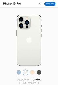 iPhone13pro - 写真で見る限りシルバーは白っぽいのですがどうなんで