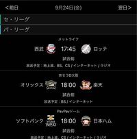 この日のオリックス対楽天の先発予想は誰だと思いますか 楽天は Yahoo 知恵袋